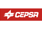 Cepsa logo en una sala de escape room en Madrid, España, para Fox in a Box Madrid.