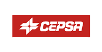 Cepsa logo en una sala de escape room en Madrid, España, para Fox in a Box Madrid.