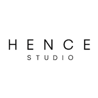 HENCE Studio logo, modern design, creative workspace in Madrid, Spain.