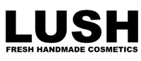 Disfraz de Lush, cosméticos artesanales y naturales, en un fondo blanco.