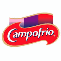 Diverso logo de Campofrío, marca de embutidos y productos cárnicos en Madrid.