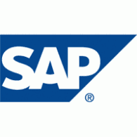 SAP logo, empresa de software empresarial, tecnología y soluciones digitales.